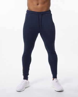 Alphalete ELMTS Cuffed Joggingbroeken Heren Donkerblauw | 40WDYZVNJ