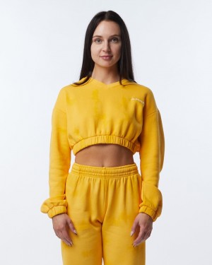 Alphalete HCTS Sweatshirt Dames Oranje | 69LHODSMW