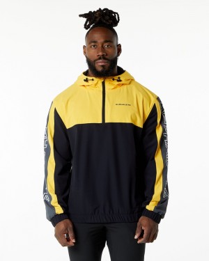 Alphalete Infinity Tech Jassen Heren Geel Zwart | 74TQXSKDN