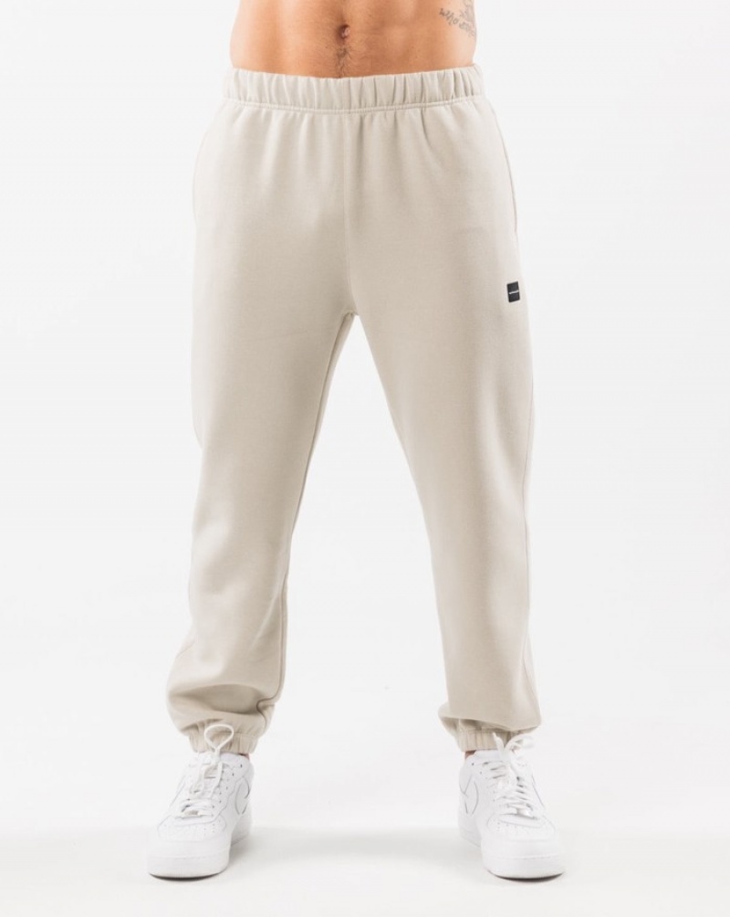 Alphalete Academy Relaxed Joggingbroeken Heren Beige | 72AFVZPXJ