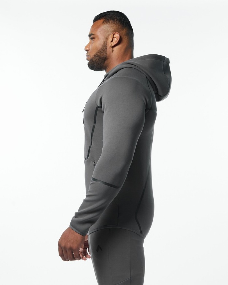 Alphalete ELMTS Atletische Jassen Heren Grijs | 85JBXRMNP