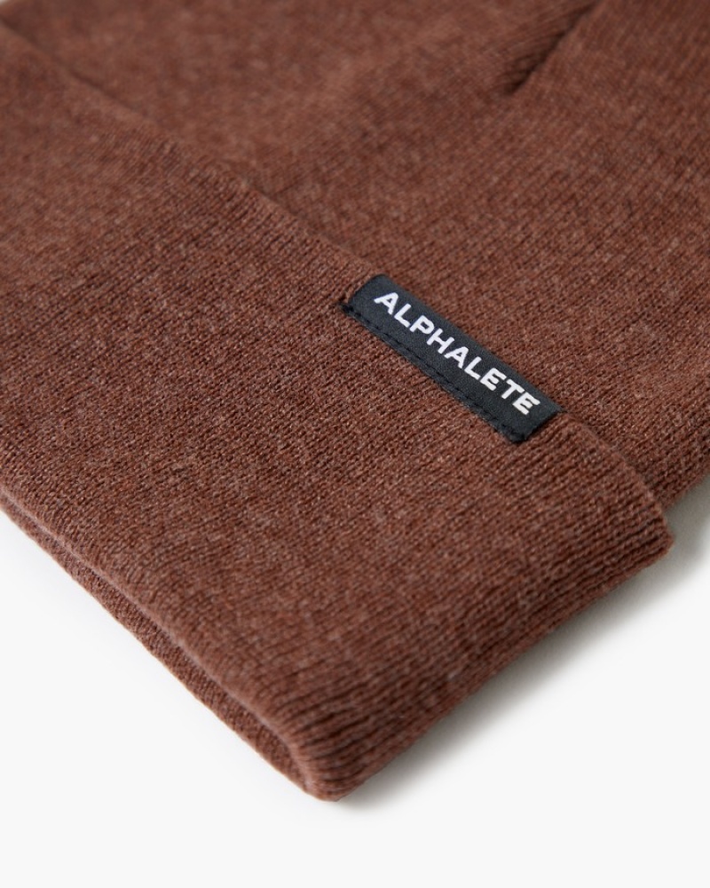 Alphalete Essential Foldover Muts Heren Khaki | 08QMXCFSV