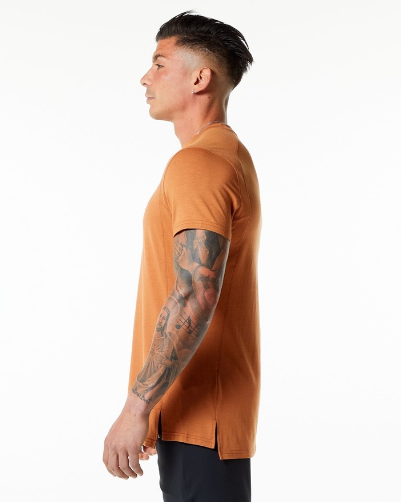 Alphalete Evo Overhemd Heren Bruin | 43OJPAKQC