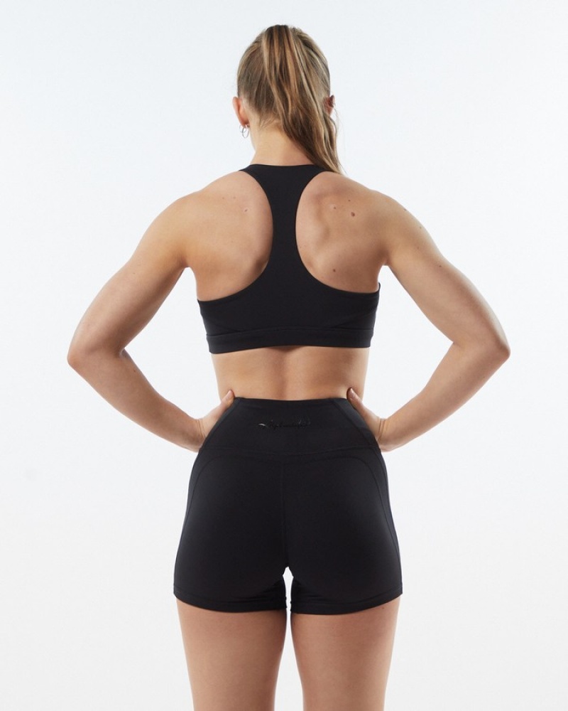 Alphalete Pulse Balance BH Dames Zwart | 94LTXZIDP